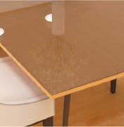 会議室の机の傷やシミを隠したい方におすすめのガラス天板 - テーブル天板 強化ガラス(グレー)