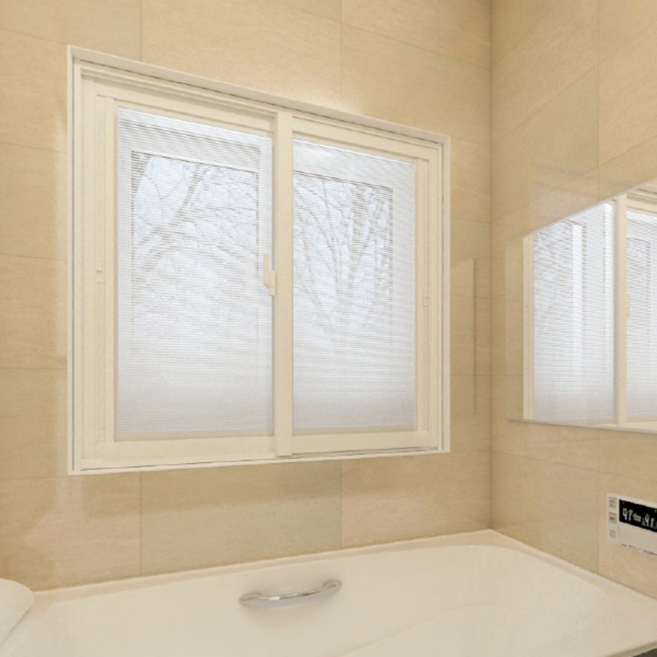 断熱効果が高い内窓は、寒暖差が大きい浴室の窓ガラスにも最適なリフォーム方法