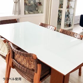 ホワイトガラス(ラコベル・マテラック) - 使用事例:テーブル天板に/ラコベル使用