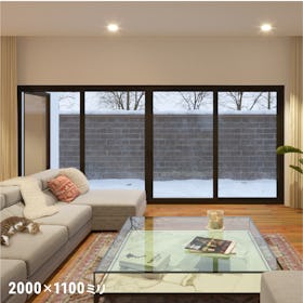 真空ガラス(スペーシア・クリアFit) - 使用事例:リビングの窓に②