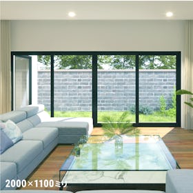 真空ガラス(スペーシア・クリアFit) - 使用事例:リビングの窓に①