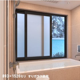 結露防止ガラス スタンダード (クリアFit) - 使用事例：浴室の窓に