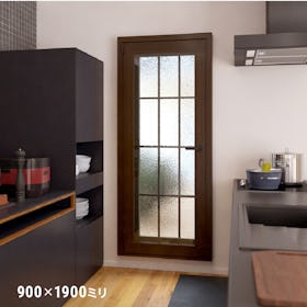 YKK APの内窓「マドリモ プラマードU」開き窓テラス - 勝手口に使用した事例(1)