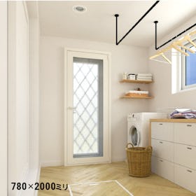 YKK APの内窓「マドリモ プラマードU」開き窓テラス - 勝手口に使用した事例(2)