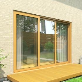 防犯ペアガラス(複層ガラス) - 使用事例:ベランダ窓に②