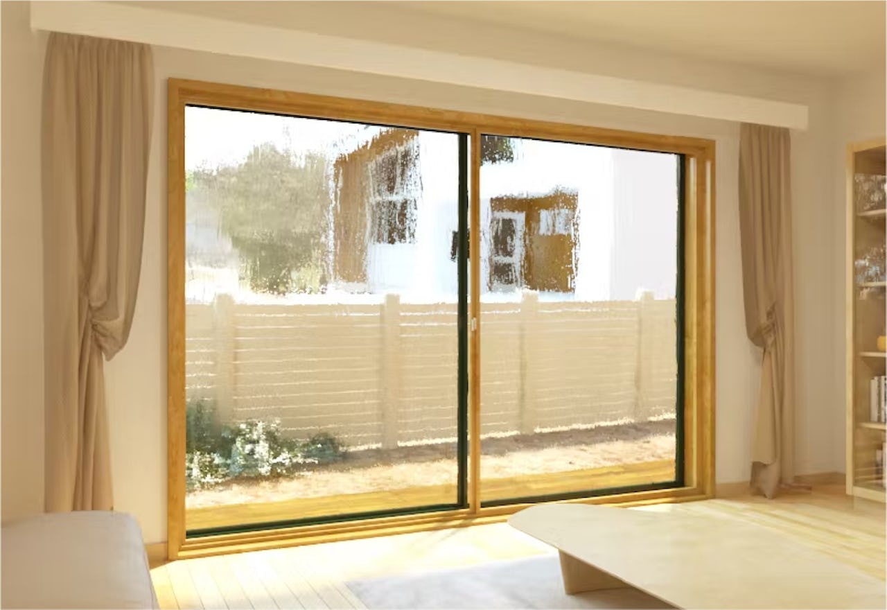 LIXILの内窓「インプラス」引き違い窓(2枚建て) - 和室の窓に使用した事例