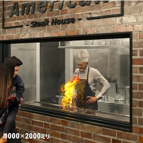テンパックス(耐熱ガラス) - 使用事例：飲食店の焼き場やキッチンカーに
