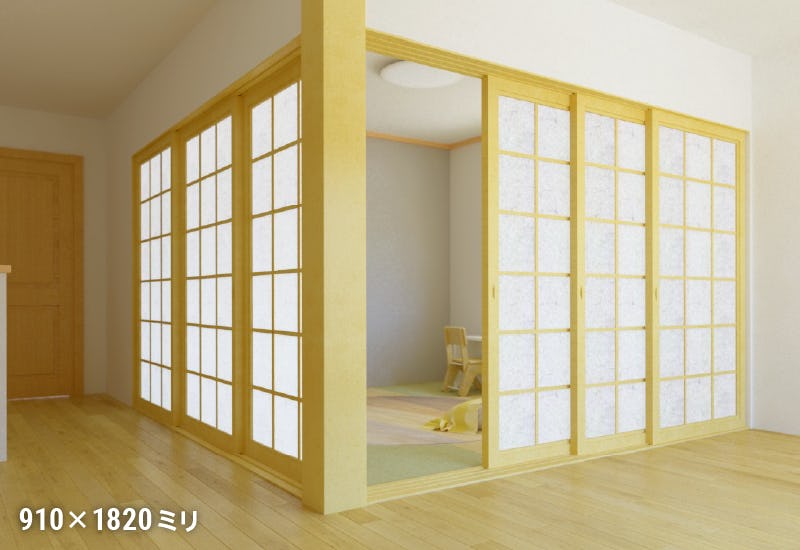 アクリワーロン／和風アクリル板】片面和紙貼り／全4種類