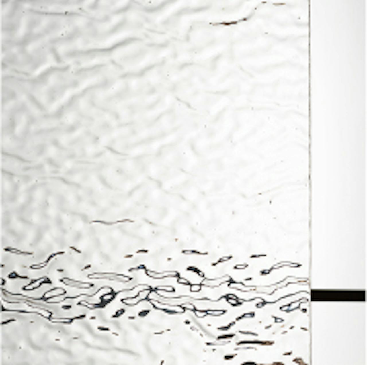 インテリアデザインガラス - ING-014 ウィズマークテクスチャ(クリスタルリップル)