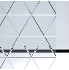 EKG-003 - 和風ガラス「切子風ガラス」六角籠目(梅) 透明