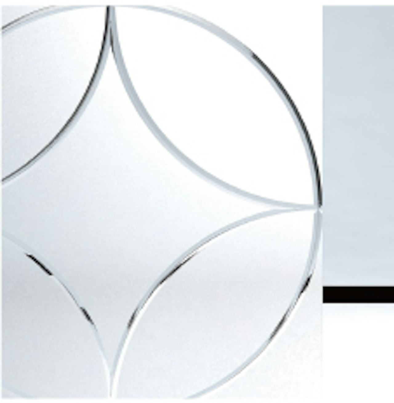 EKG-016 - 和風ガラス「切子風ガラス」七宝紋(梅) フロスト