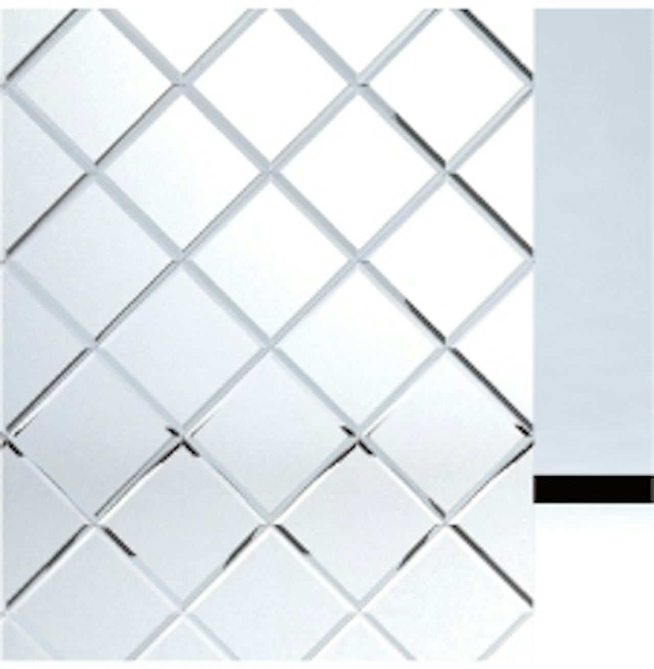 EKG-012 - 和風ガラス「切子風ガラス」矢来紋(竹) フロスト