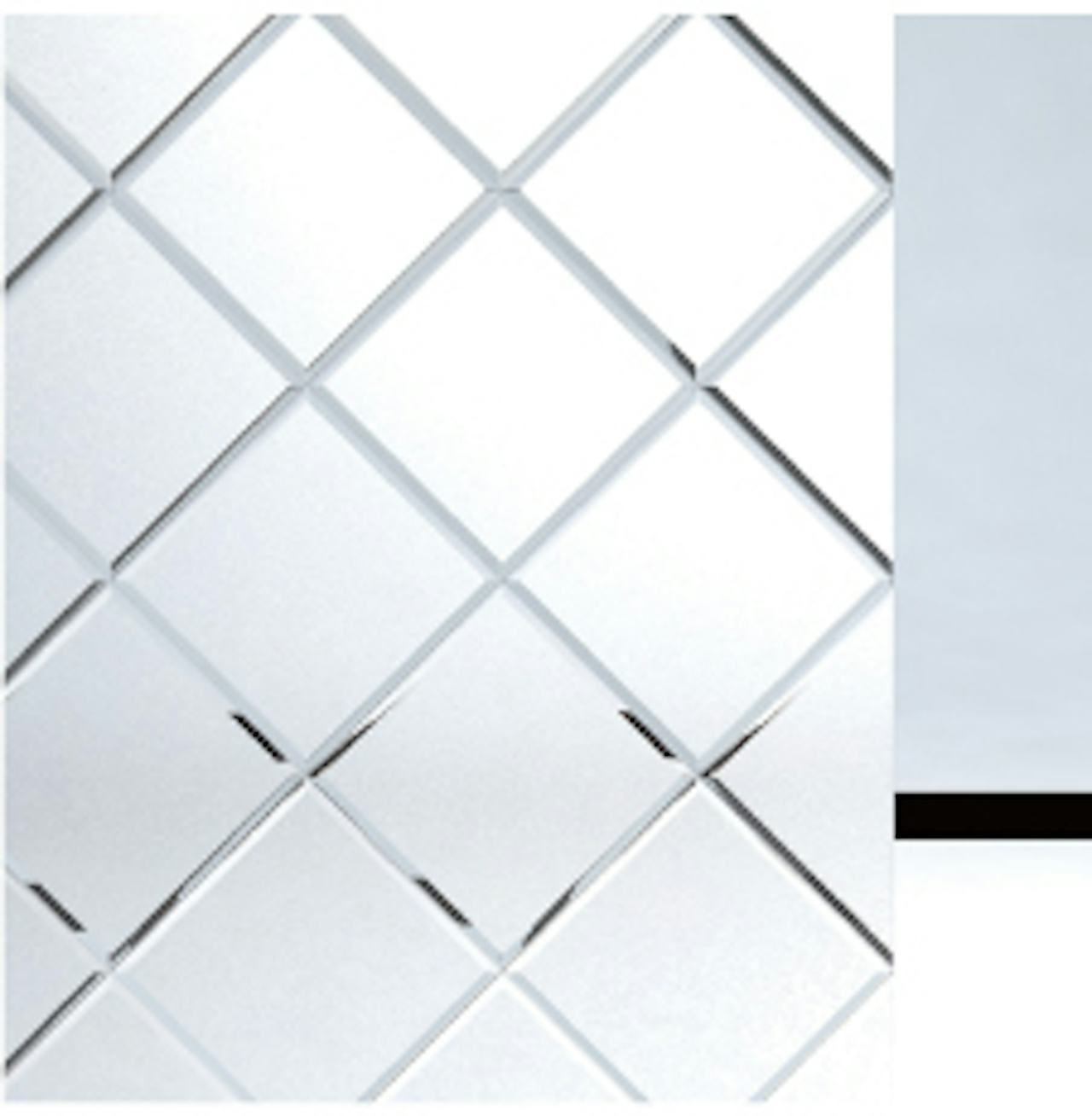 EKG-010 - 和風ガラス「切子風ガラス」矢来紋(梅)  フロスト