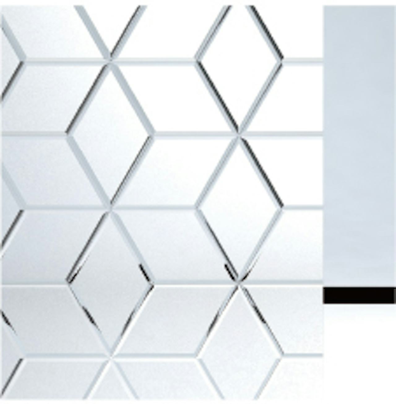 EKG-022 - 和風ガラス「切子風ガラス」亀甲紋 フロスト