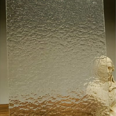 CTE-003 グラニティクリア／スペクトラム社の透明ガラス「クリアテクスチャ」のデザイン