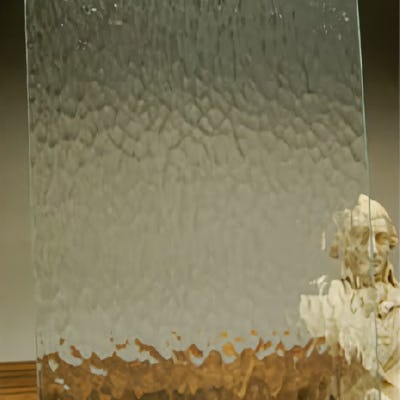 CTE-002 ハンマクリア／スペクトラム社の透明ガラス「クリアテクスチャ」のデザイン