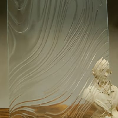CTE-016 ツリークリア／スペクトラム社の透明ガラス「クリアテクスチャ」のデザイン