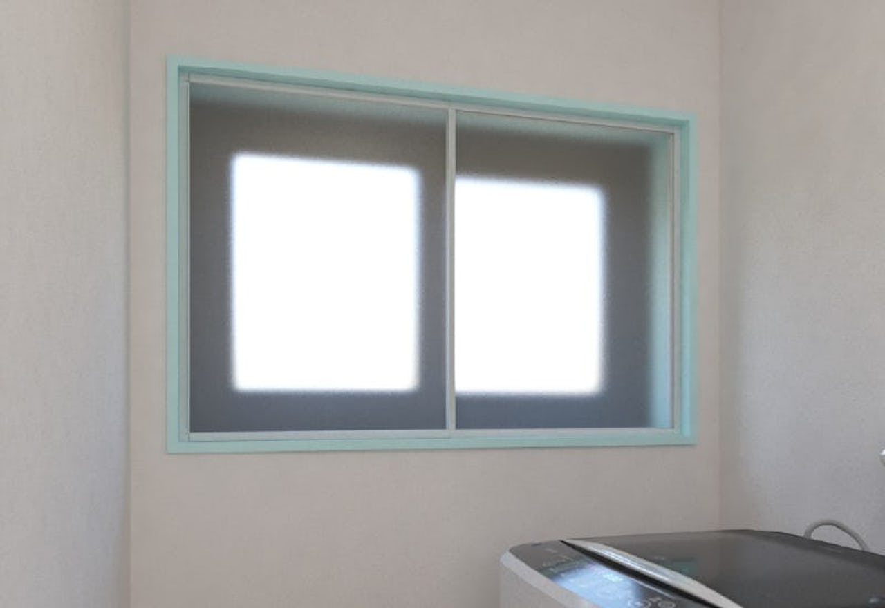 洗面所に断熱窓「フクマド(浴室簡易内窓)」をDIYで取付けした事例