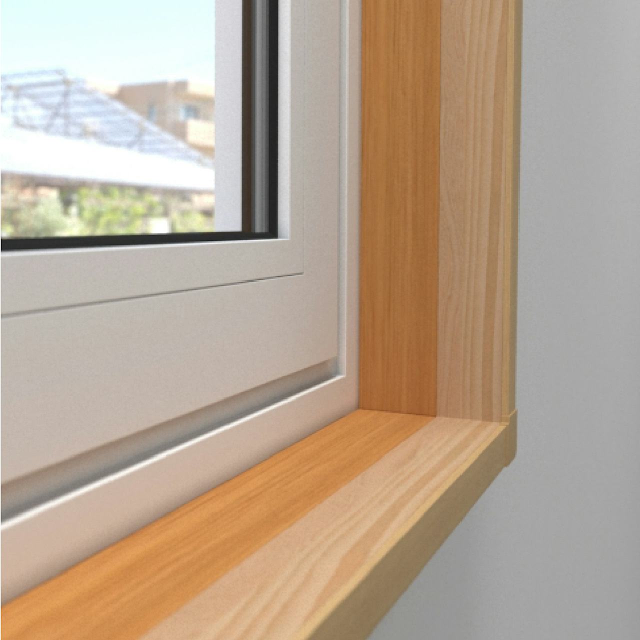 ウッドベージュ(白木) ふかし枠40