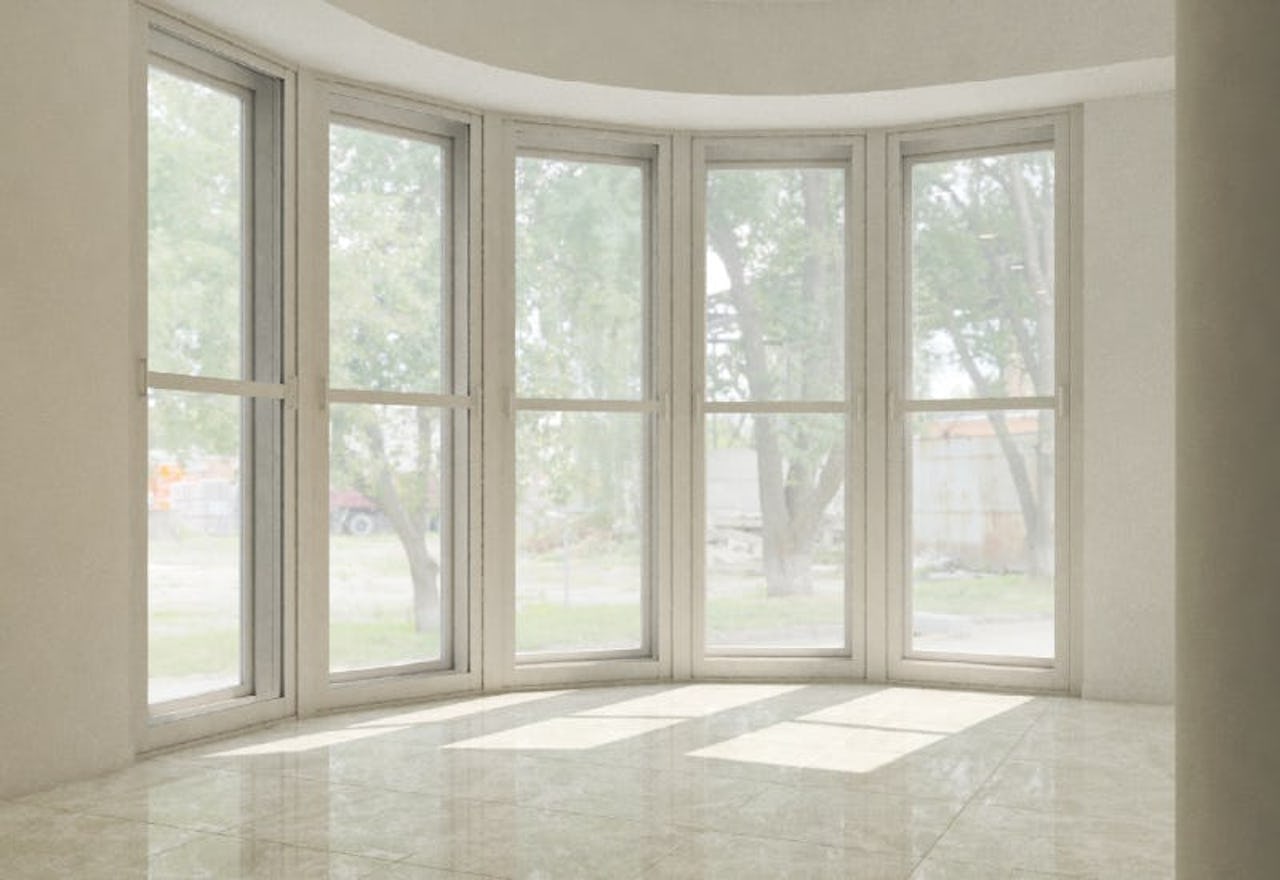 公共施設の窓に「メルツエンサッシ内窓 引違い窓(3枚戸)」を後付けした事例