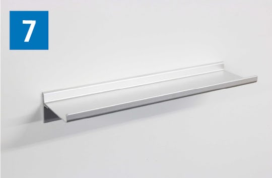 アルミウォールシェルフの施工方法⑦完成