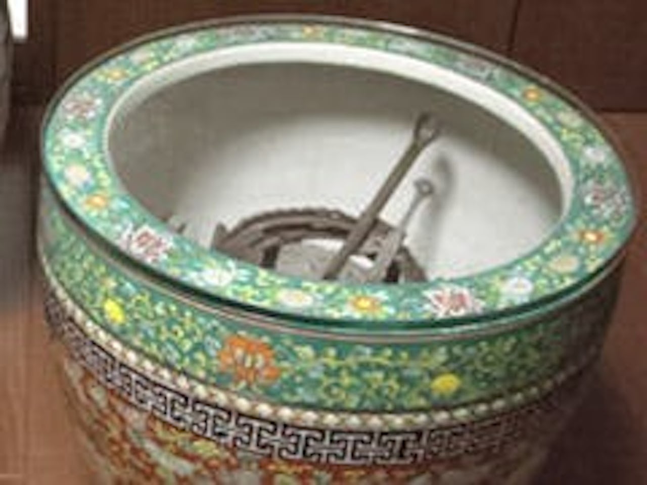 火鉢のテーブルトップ用にガラス天板を注文されたお客様事例③ - 正円形