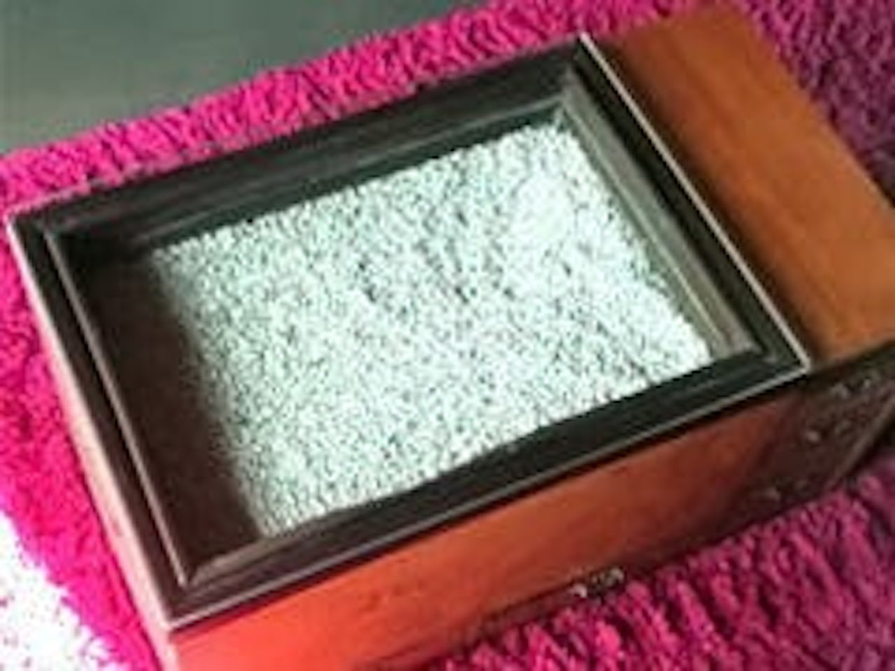 火鉢のテーブルトップ用にガラス天板を注文されたお客様事例⑥ - 四角形