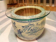 火鉢用のガラス天板】サイズオーダー／強化ガラスがオススメ