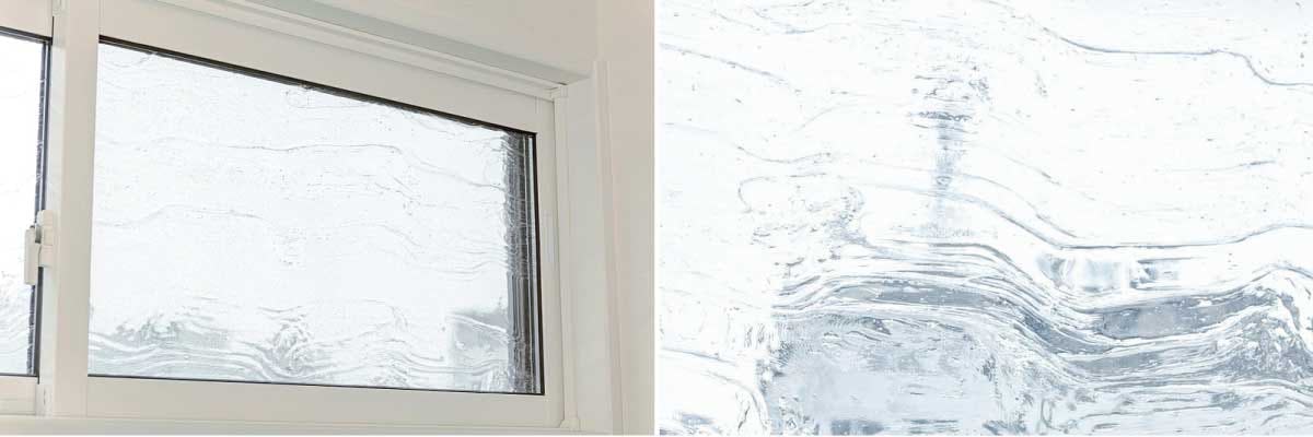 窓に施工したアルトドイッチェK-ペアガラス