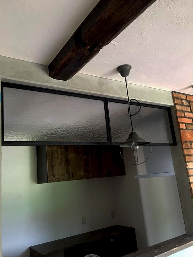 欄間ガラス 両面ガラス 組子欄間 R0344｜骨董店 のびる 古美術 骨董 和風建具 蔵戸