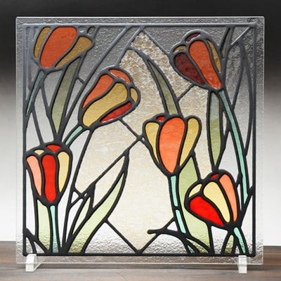 シンプルな食器棚に映える！4種類の「スクウェア」を使用した事例(C社様)