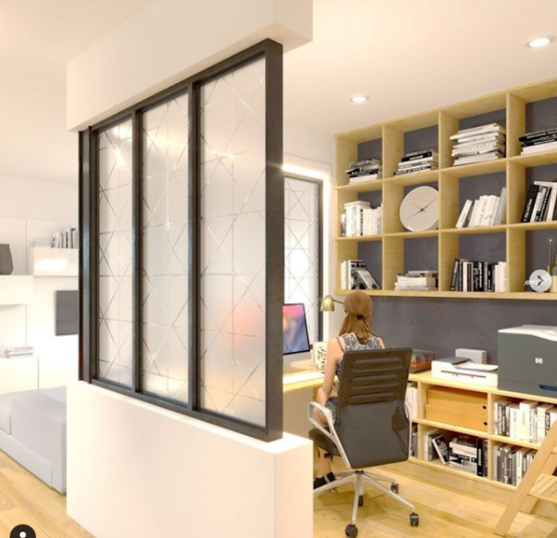 【おしゃれなガラスパーテーション事例】住宅・オフィス・店舗