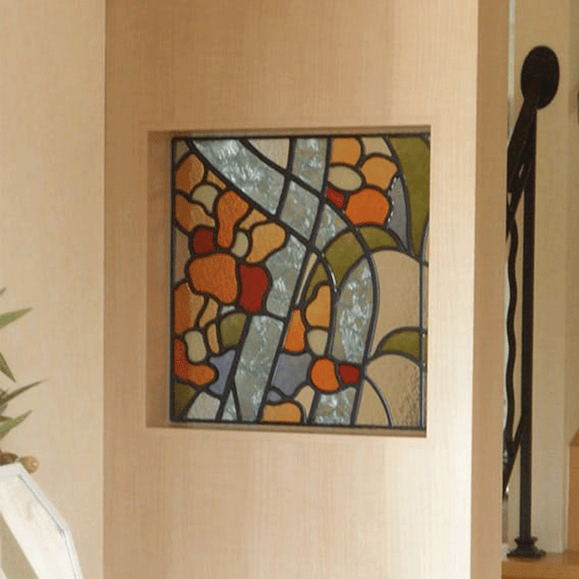 ステンドグラス「スクウェア」シリーズの「フルール」