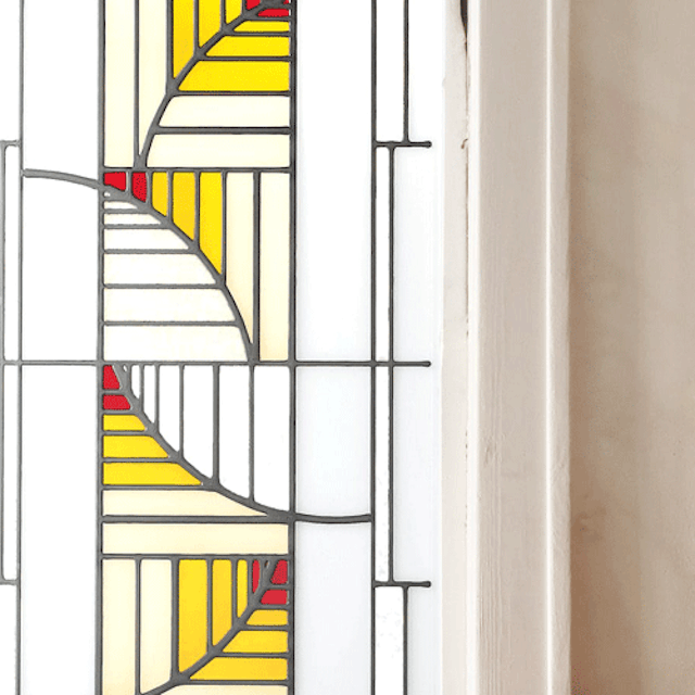 ステンドグラス「ブリリアントモーメント」シリーズの「エコー」