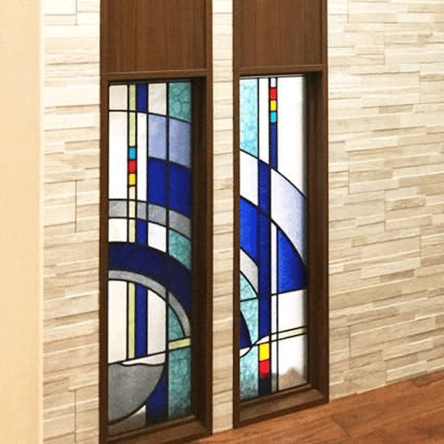 ステンドグラス「ブリリアントモーメント」シリーズの「カーム」