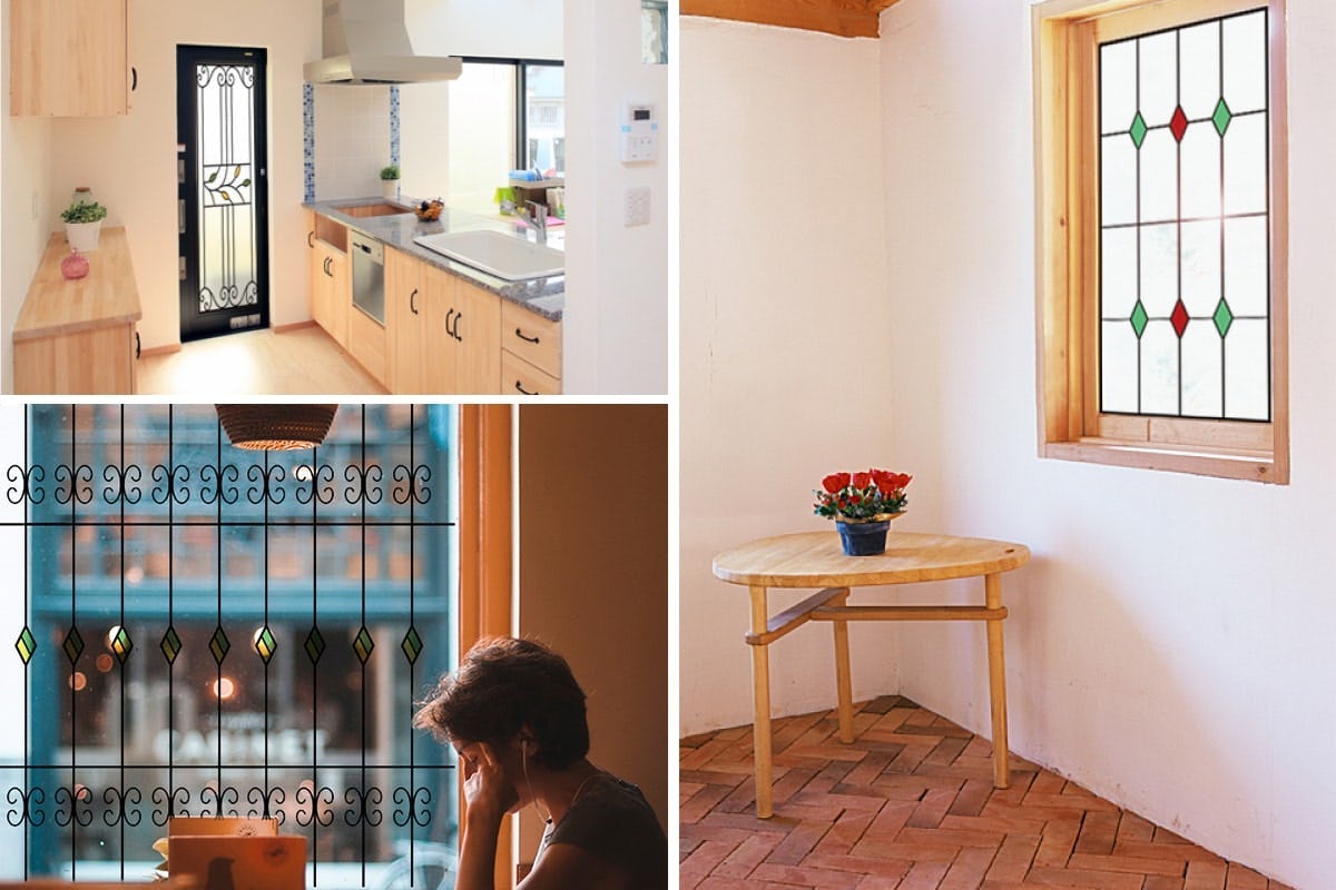 ステンドグラス「ラインアートカラー」シリーズを注文いただいたお客様の事例