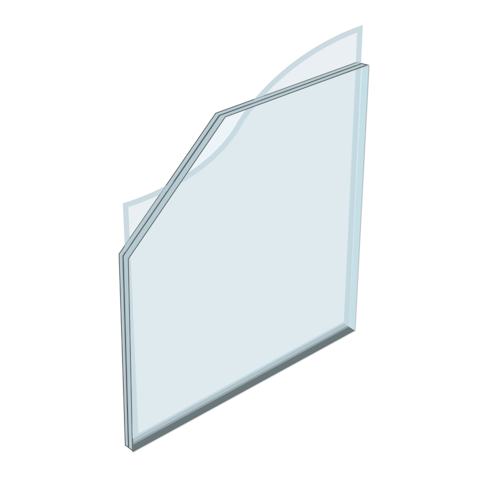 内窓の完成品のガラスの種類_合わせガラス