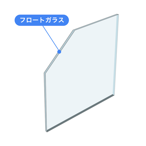 内窓で選べるガラスの種類_単板ガラス／フロートガラス