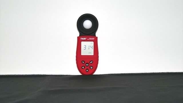 ガラスが無い場合の光量