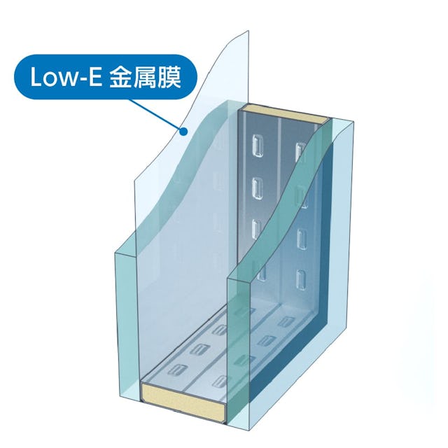 Low-E複層ガラスの構造