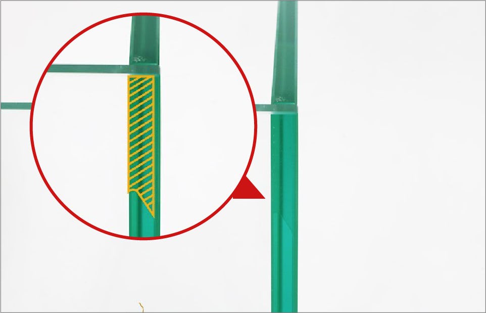 接着剤が広がっているか確認する - 透明なガラス用感光性接着剤「Bohle」の使い方