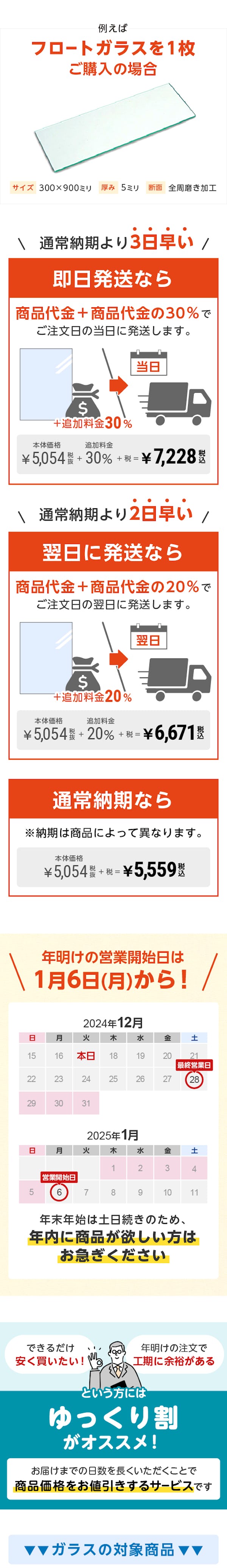 ＼納期のご要望にお応えします／お急ぎなら「より早く」お届けできる【特急便】がおすすめです。