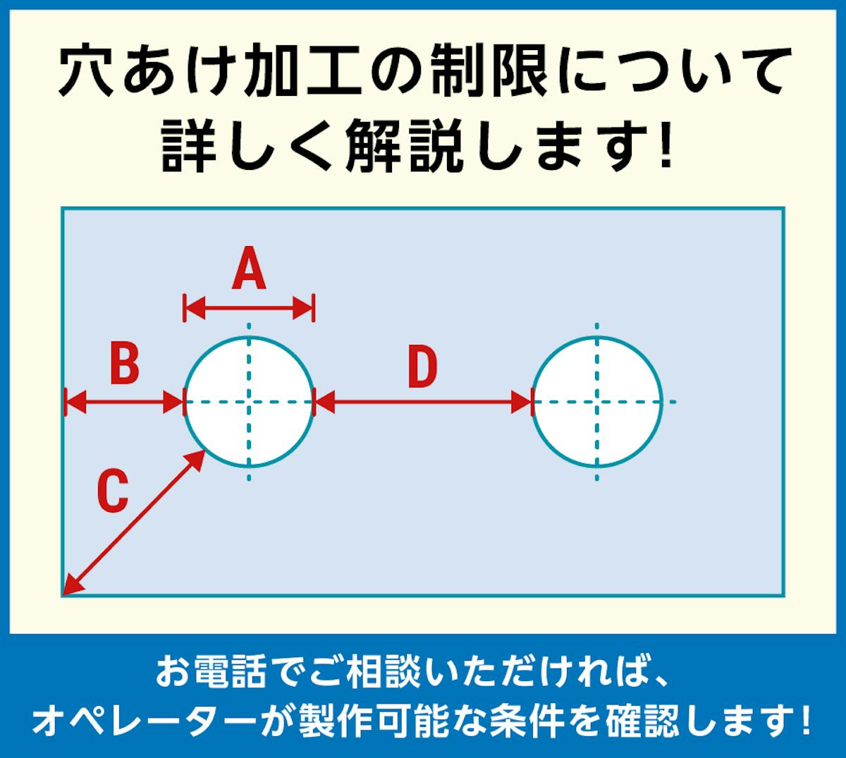 ガラスの穴あけ加工時の制限について解説