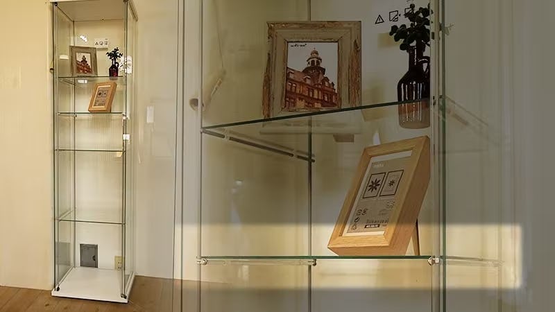 IKEAデトルフ】ガラス棚板を追加・増設したお客様事例 IKEAデトルフ】ガラス棚板を追加・増設したお客様事例