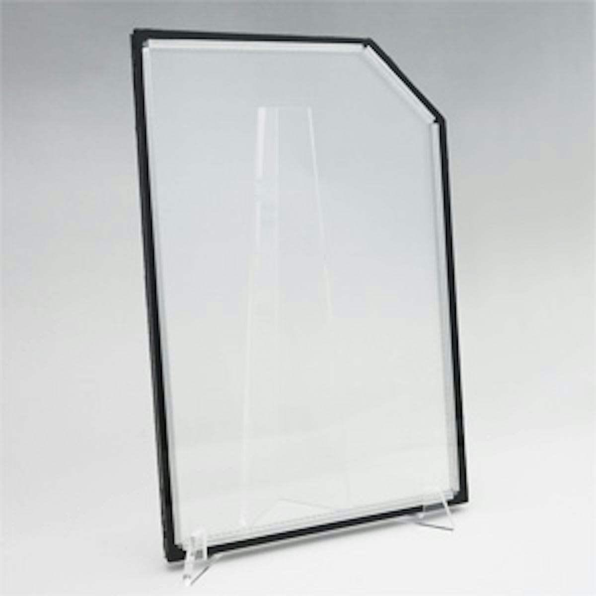 ガラスのペア加工/異形の窓に合わせた異形のペアガラス