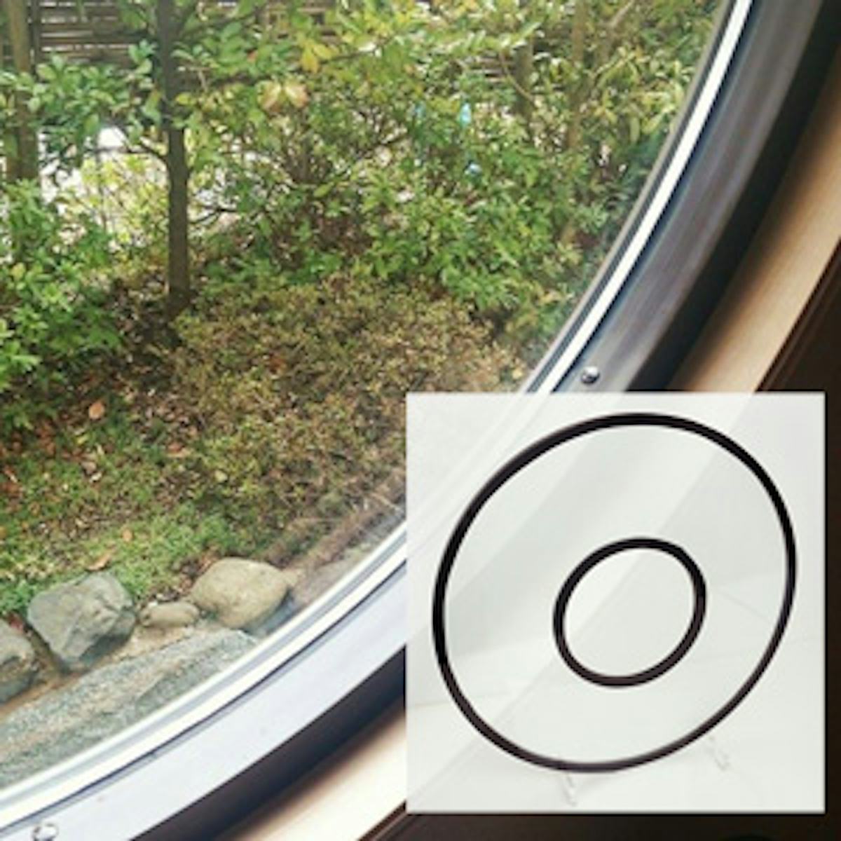 ガラスのペア加工/円形や穴の空いたペアガラス