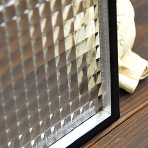 ガラスのペア加工/チェッカーガラスなどデザインガラスを使ったペアガラス