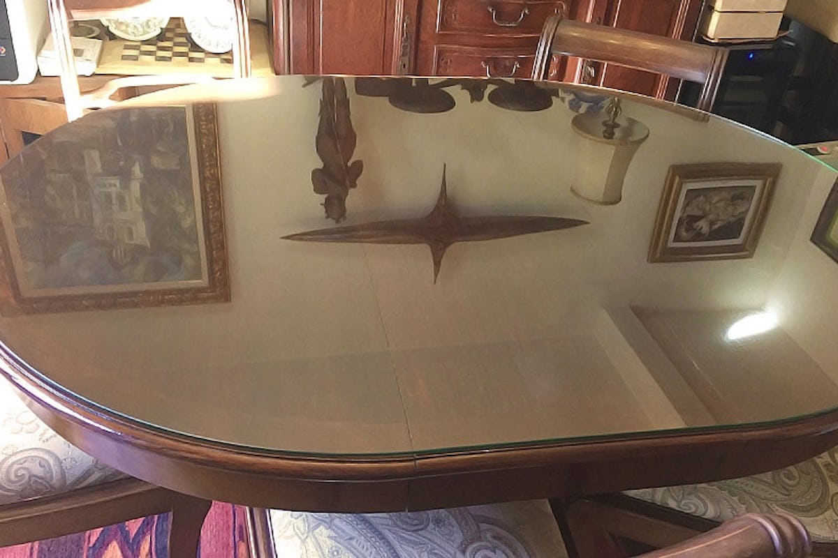 ダイニングテーブルの天板に「強化ガラス」/A様