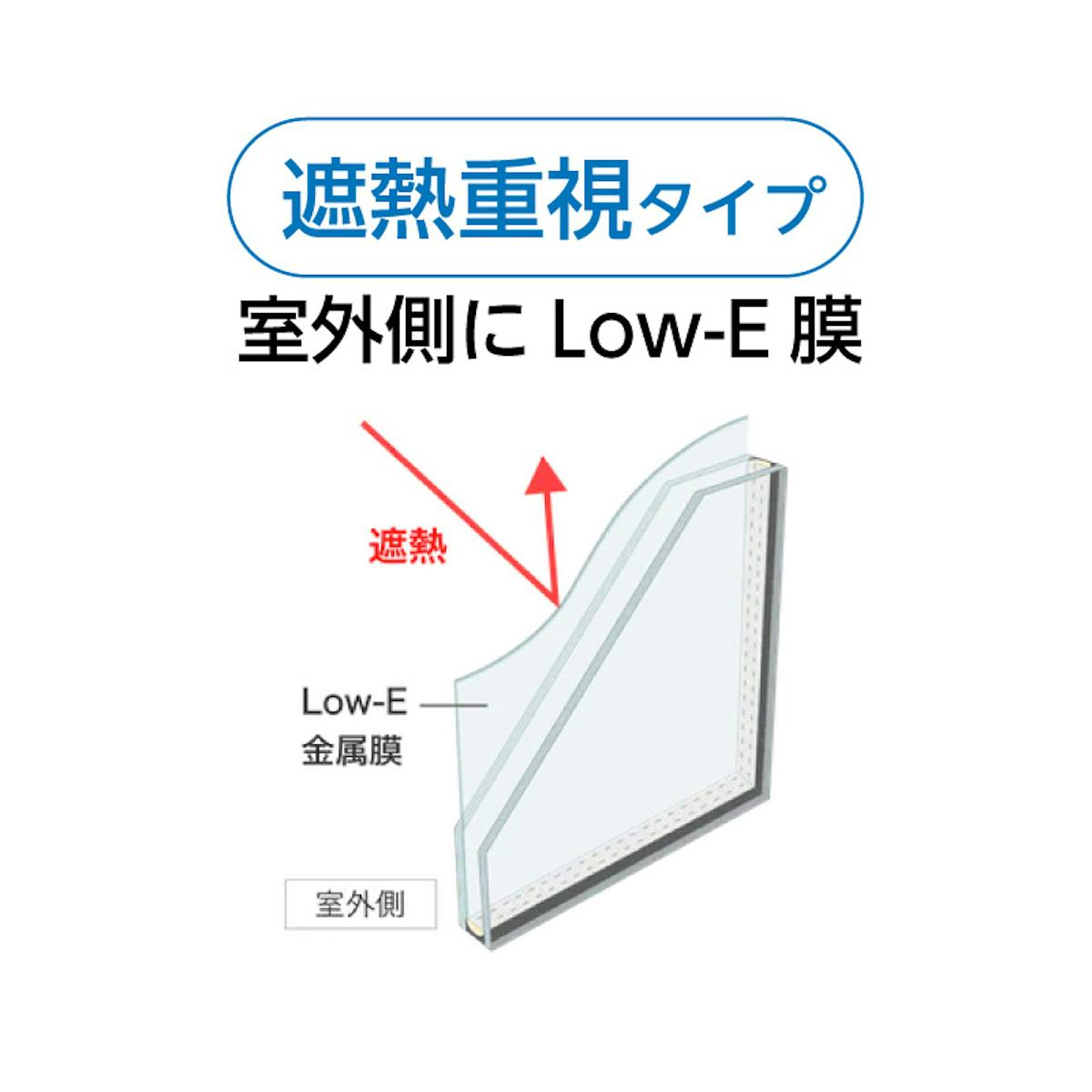 内部結露したペアガラスの修理におすすめのガラス - Low-Eペアガラス(遮熱重視タイプ)