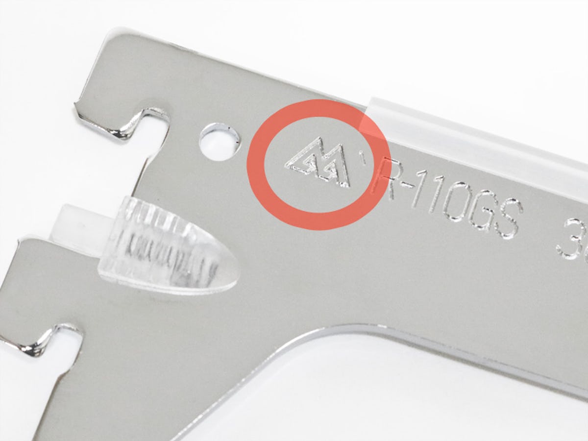 ガラス棚ブラケット